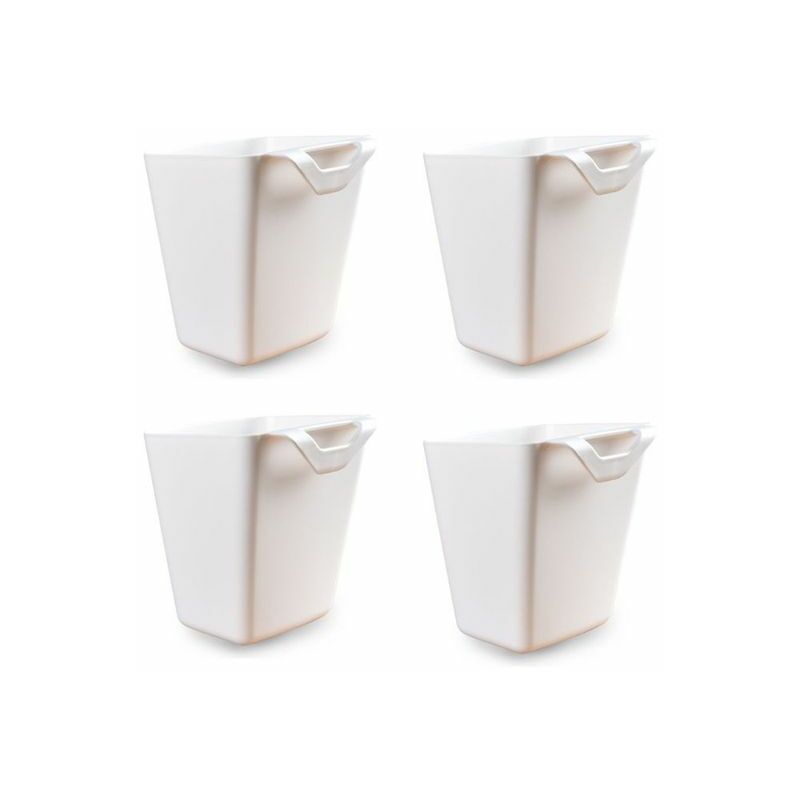 4 pz/set portatile appeso secchio di