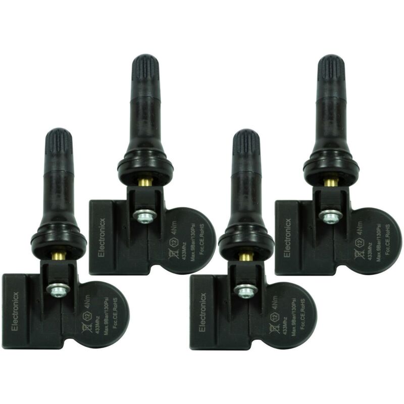 Image of 4 Reifendrucksensoren RDKS Sensoren Gummiventil für Jeep Compass Schrader 01.2012-12.2012