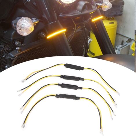 4 Résistances de Charge 12V-24V 20W pour Clignotants LED Moto - Décodeur Anti-Clignotement Rapide