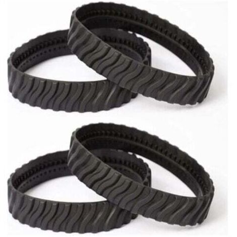 4 rieles adaptables para neumáticos Zodiac MX6, MX8 y MX9, limpiador de piscinas robótico Baracuda R0526100 (varios modelos)