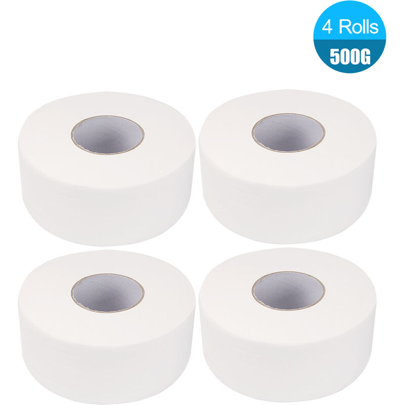 

4 Rodillos 4 capas de 90 mm * 130 mm Pegado de madera del bano Los tejidos domesticos de papel de papel de rodillos con nucleo de punto de