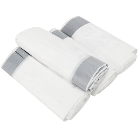 4 Rouleaux de Sacs Poubelle Épais à Cordon pour Cuisine, Chambre, Restaurant 50x55cm