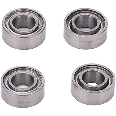 4 Roulements à Billes en Acier Inoxydable 5x10x4mm pour Modèles RC 1/10 Arrma 3S et Véhicules Télécommandés