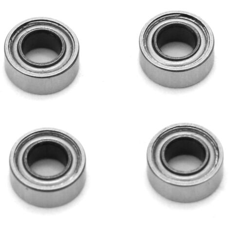 4 roulements à billes SMR63ZZ en acier inoxydable, alésage 3mm, diamètre extérieur 6mm, épaisseur 2.5mm, lot de 4 pièces