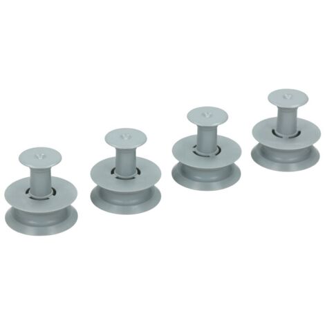 4 Roulettes panier supérieur (303696-30937) (481252888113) Lave-vaisselle WHIRLPOOL, BAUKNECHT, LADEN, IKEA WHIRLPOOL, IGNIS, KI