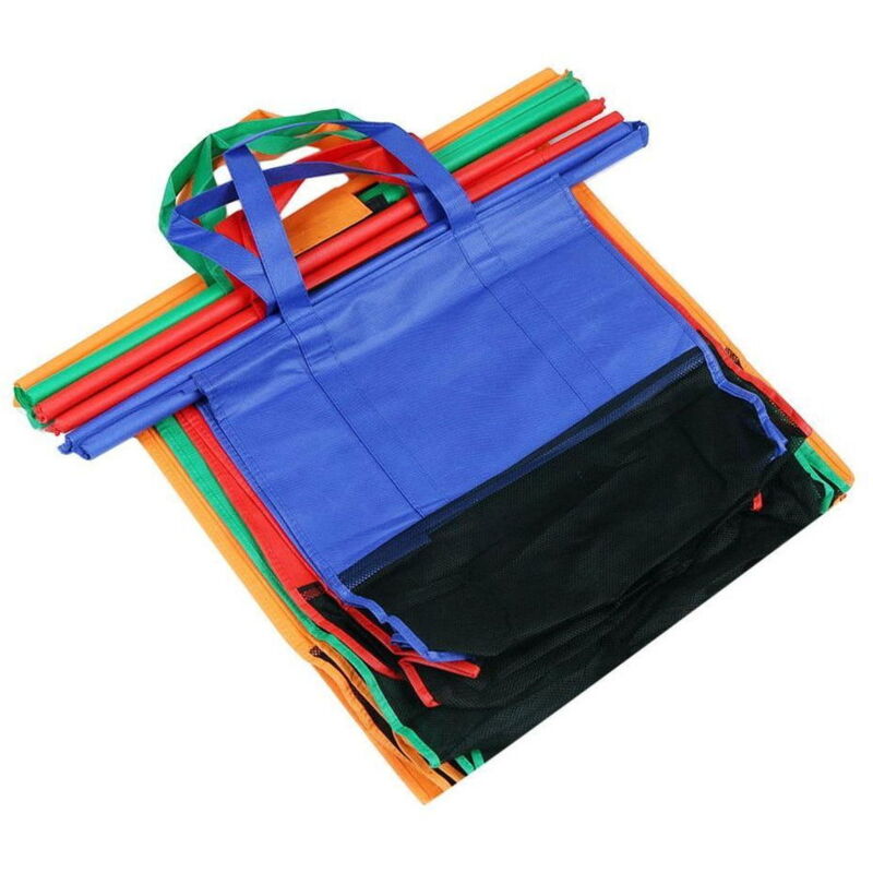 4 sacchetti per carrello della spesa