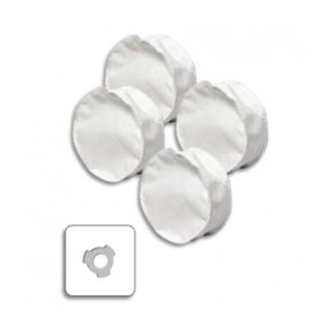 4 sacs de type Hepa courts à 3 crans pour centrales d'aspiration Hayden Supervac 20 et Mvac M20, Cyclovac TDSAC70N