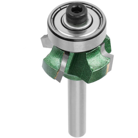 4-schneidiger Holzfräser mit 6,35 mm Schaft, Schnitzen.