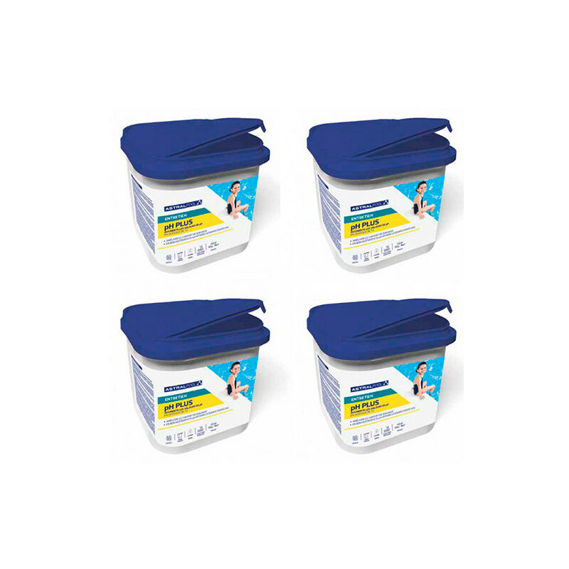 4 seaux de régulation PH plus poudre de 5 kg - -