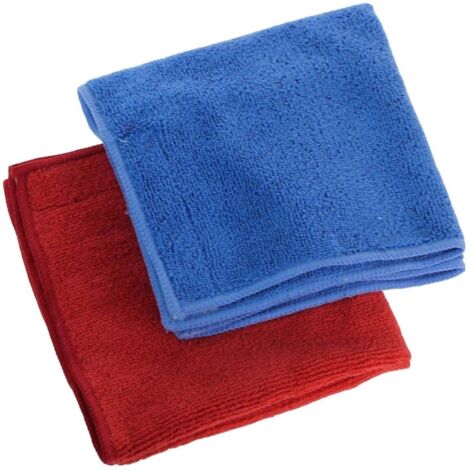 4 serpillères micro-fibre avec Velcro