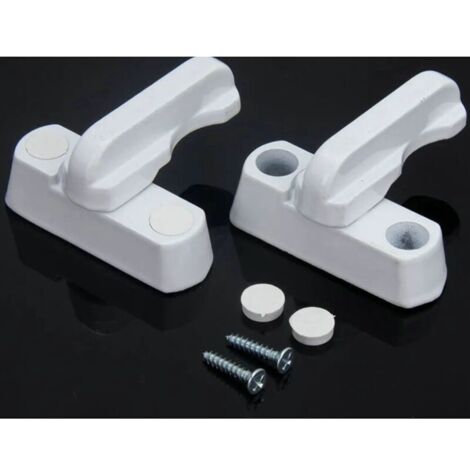4 Serrure de Fenêtre-Alliage de Zinc-4PCS Blanc Verrou de Porte-Sécurité Domestique Pour Divers Porte Fenêtre- Sécurité d