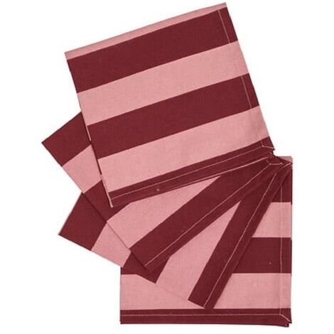 4 Serviettes de table Cherry