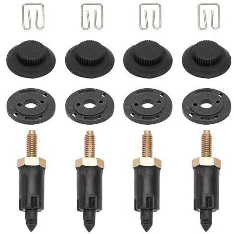 4 Set Fixations Couvre Moteur 2.0 HDI pour Berlingo C4 C5 Xantia Xsara 206 306 307 406 607 806 Expert 0137F6 13711 clips + boulons