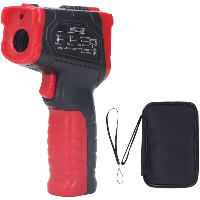 Image of 4-stelliges digitales Infrarot-Thermometer, hochpräzises tragbares Industriethermometer