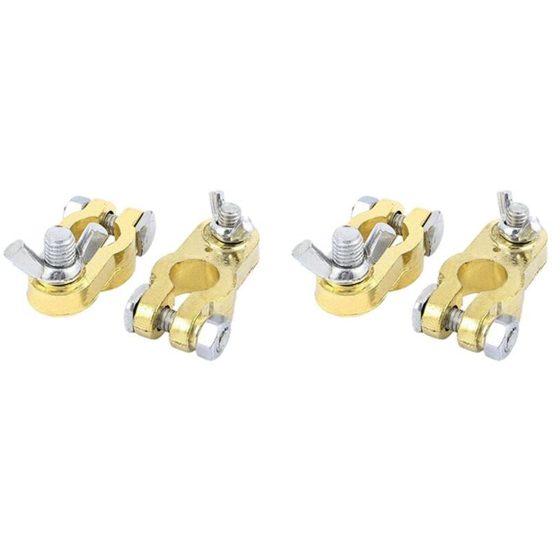 Image of 4 Stück Auto Auto Boot Batterieklemme Klemmclip-Anschluss Batterieclip Batterie-Anschluss
