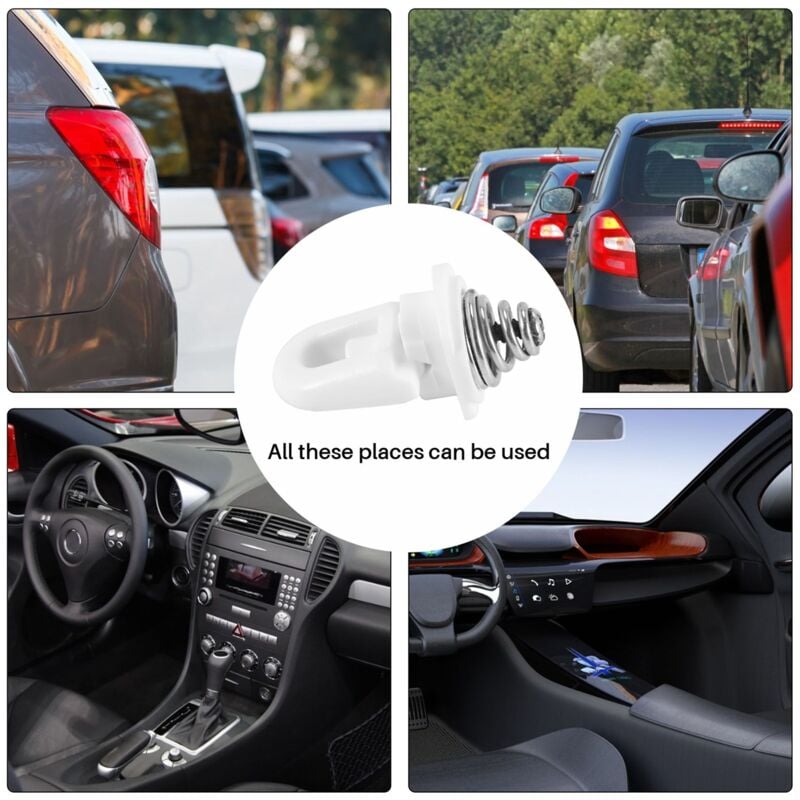 Image of Tlily - 4 stücke Frontstoßstange Halteclip für 407 407SW 607 C5 743712