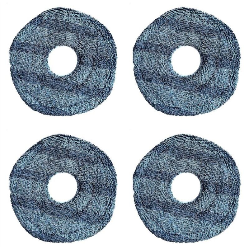 Image of 4 stücke Waschbar Vakuum Wischen Pad für X10 Pro Omni und X9 Roboter Ersatz Teile Mopp Tuch