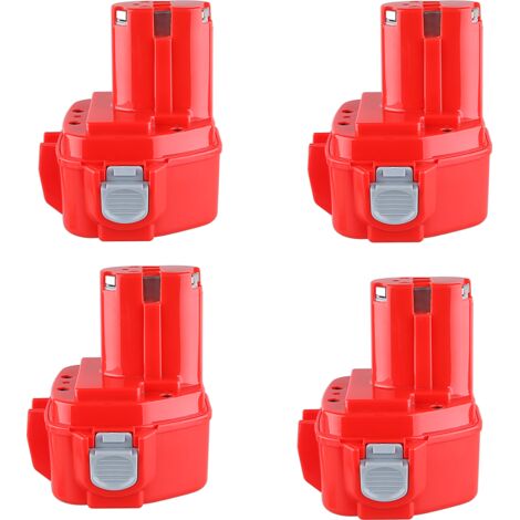 4 stück 4800mAh 12V NI-MH Ersatzakku für Makita Akku 12V 1222 PA12 1220 1222 1234 1233 1235 1235B 1235F Ersatzakku für Makita 12v Akku