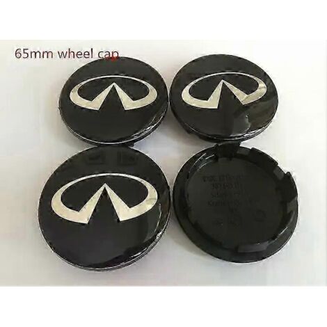 4 Stück 65 mm Infiniti Autoemblem Radnabenkappen Aufkleber kompatibel mit Q30 Q50 G35 G37 Fx35 Fx37 Qx70 2025