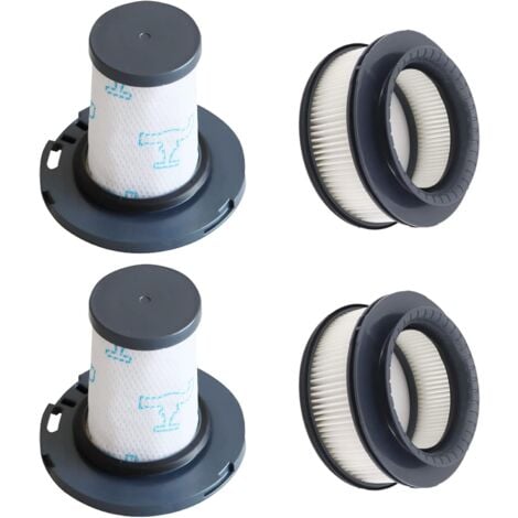 KEYOUNG 4 Stück Filter Ersatzteile Zubehör für Rowenta X-Force Flex 11.60 14.60 15.60 Animal RH9878 RH9898 RH9958 RH99F1 Staubsauger Ersatzfilter (Ersetzt ZR009007 ZR009008)