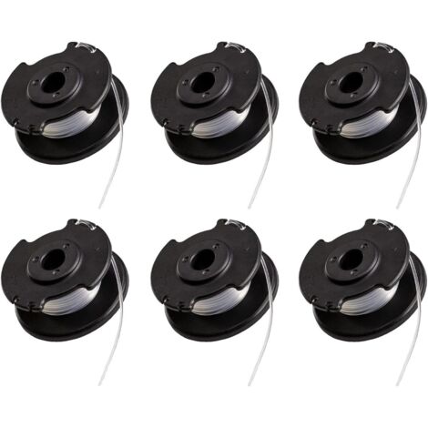 4 Stück GE-CT 18/28 Li TC Spulen-Trimmerschnur, Nylon-Ersatzspulen für Einhell Akku-Rasentrimmer GE-CT 18/28 Li und GE-CT 18/28 Li TC, hochwertige Ersatzspulen für effizientes Trimmen