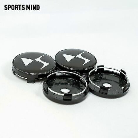 4 Stück/Lot 60 mm Radnabenkappen für DS-Modelle, DS3, DS5 und DS6, Deesse PSA Logo, stilvoll, strapazierfähig, Ersatz-Staubschutz