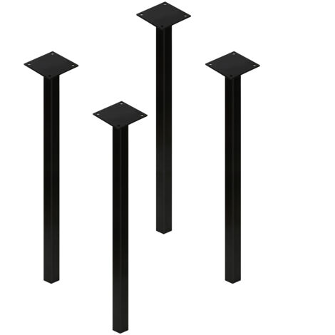 4 Stück Möbelfüße Metall,Möbel Beine,für Couchtische,Schränke,TV-Schränke und Anderen Möbeln(Schwarz)