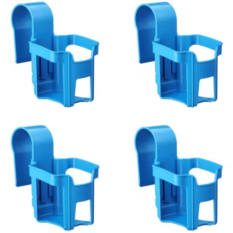 4 Stück Poolrand Getränkehalter aus Kunststoff, Multifunktionaler Poolside Cup Holder, Poolside Dosenhalter, Pool Becherhalter zum Abstellen von Getränken und Gegenständen