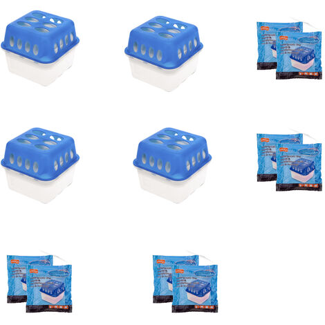 4 Stück Raumentfeuchter / Luftentfeuchter inkl Nachfüllpack-760000020-4-inda-neu