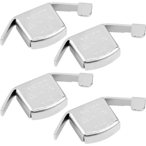 4 Stück silberne universelle magnetische Nahtführungsfüße, Maschine A