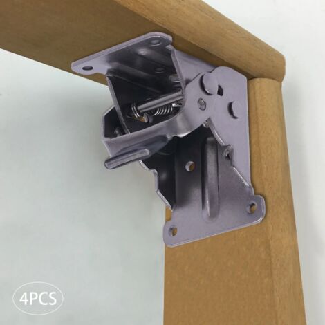 4 Stück Tischbein Klammern, klappbare Scharniere Hardware Stütze für Werkbank
