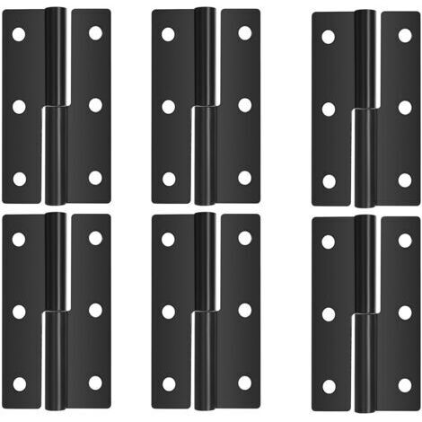 4 Stück Türscharniere, zerlegbares Scharnier, 62x37x1,5mm zerlegbare klappbare Scharniere, zerlegbare Scharniere für Innen- und Außentüren, Möbel, Schränke, Industrie