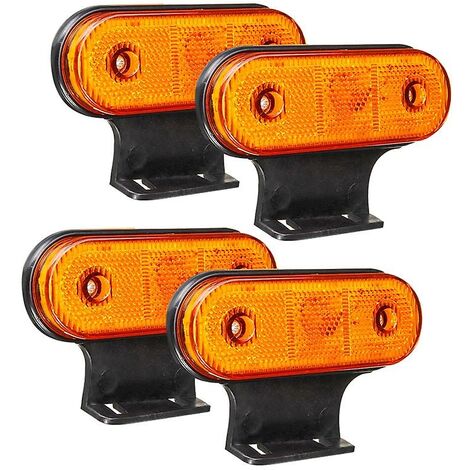 4 stücke 12 v 24 v 20 Led Auto Lkw Seite Marker Licht Hinten Rücklicht Zubehör Für Rv Anhänger lkw Pi