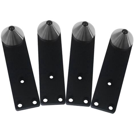 4 supports antichoc pour haut-parleurs, pied de haut-parleur audio de type combiné --