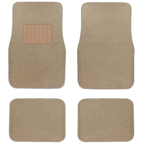 4 Tapis Moquette Premium - Beige Tissu