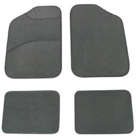 4 Tapis unis moquette noire