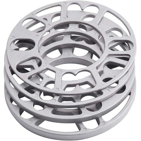 4-teilige 3-mm-Aluminium-Radabstandshalter, universelle Ersatz-Distanzscheiben