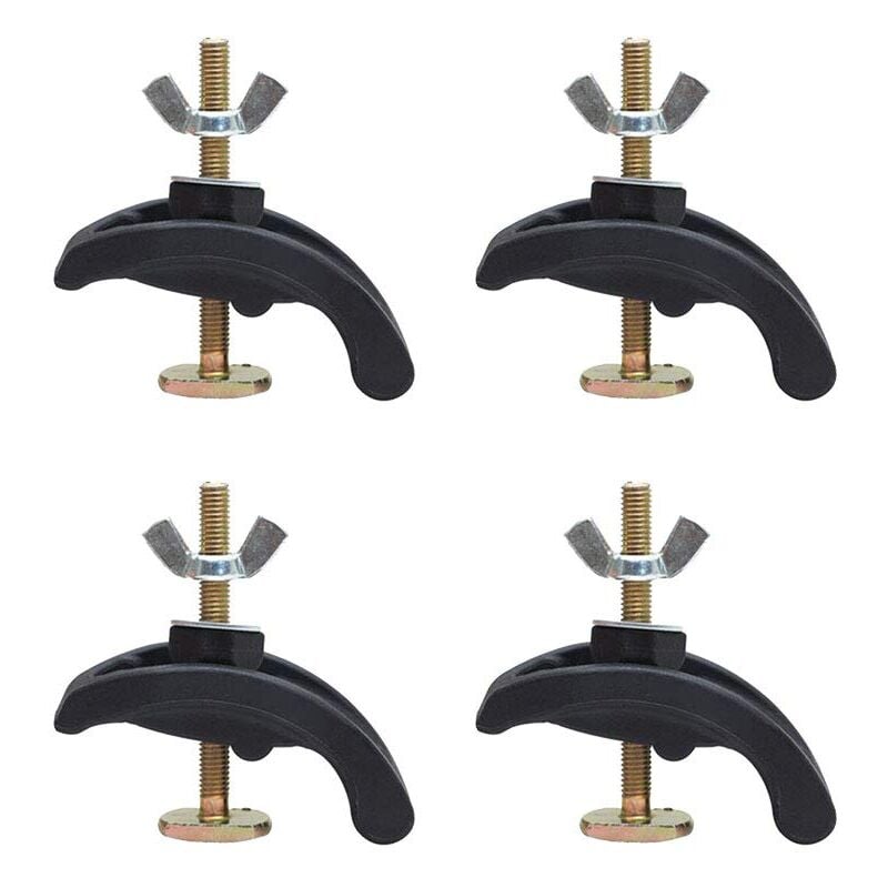Image of 4 Teilige cnc Gravier Maschine Platten Vorrichtung für T-Nuten Arbeits Tisch