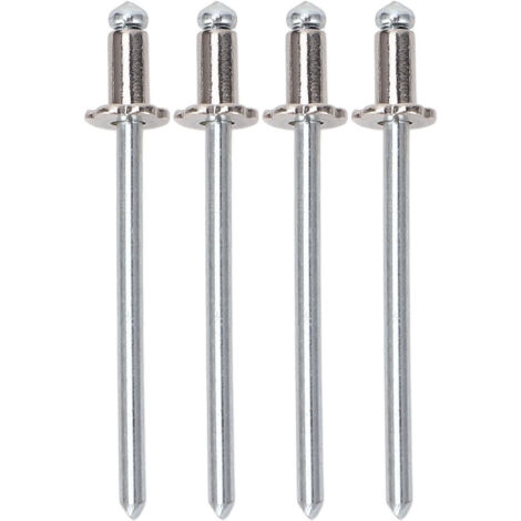 4-teilige hochfeste, korrosionsbeständige Aluminium-Rosettenniete für AMC VIN-Türschild