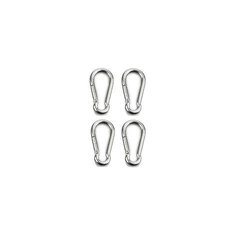 4-teilige Karabinerbefestigung für schwere Beanspruchung, Sport, Sperrhunde, Hängemattenschaukel, 304 Edelstahl, 8 mm Dicke