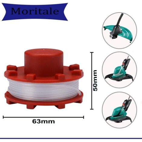 4-teilige Spule Trimmerfaden für Einhell GE-CT 36/30 Li E SOLO AGILLO 36/255 BL AGILLO 18/200 3405096 Ersatzteile für Rasentrimmer