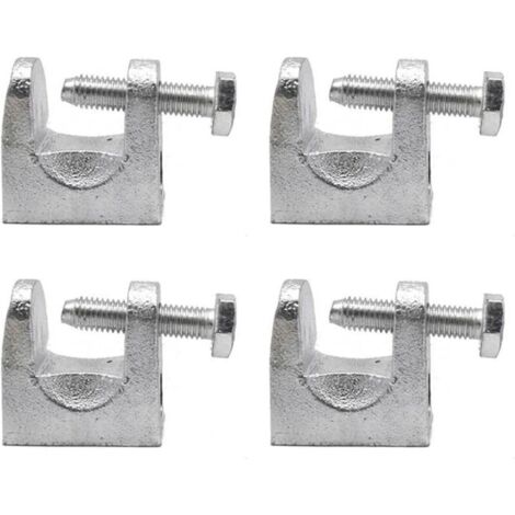 4-teilige Trägerklemme, Stützklemmen aus verzinktem Stahl, Trägerklemme, KCK-Profilklemme, Öffnung 25 mm, verwendet in der Elektrizitäts-, Erdöl-, Bau-, Stahl- und anderen Industrien