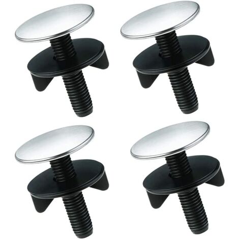 4-teilige Wasserhahn-Lochabdeckung, Küchenarmatur-Lochabdeckung, Waschbecken-Wasserhahn-Lochstopfen, Edelstahl-Wasserhahn-Lochabdeckung für Küchenspüle-Zubehör, Heimbadezimmer (15–40 mm)