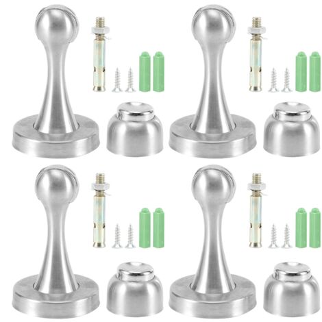 4-teiliger magnetischer Türstopper aus Edelstahl, moderner Türblocker und -stopper für Zuhause