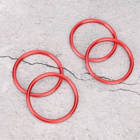 4-teiliger Zierring aus Aluminiumlegierung für Audi A1 Lüftungsschlitze