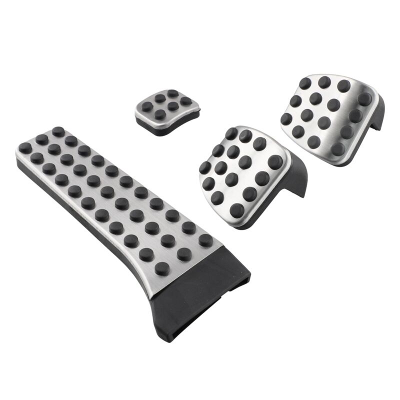 Image of 4 Teiliges Edelstahl Pedal für W202 W203 W204 W124 W210 W211 W212 W218 X204 R172 R231 C E