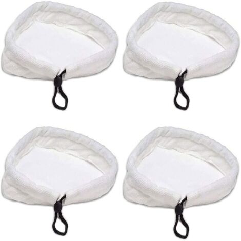 4-teiliges Ersatztuchset für Dampfreiniger, Mikrofaserpads, dreieckige Mikrofaser-Bodentücher, für Dampfreiniger, Haushaltsreinigung, universell
