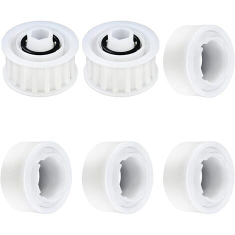 Yangyou Poolroboter Ersatzteile Set - 4 Führungsräder + 2 Riemenscheiben 3884997-R6