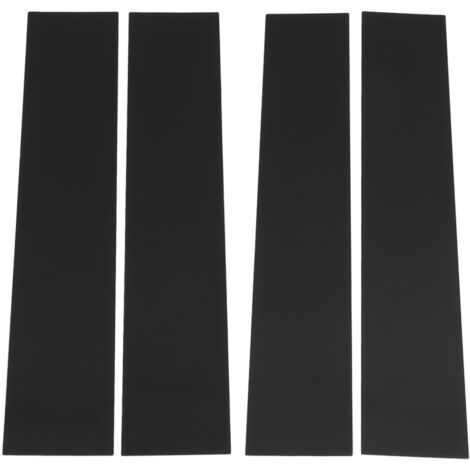 4-teiliges, glänzend schwarzes PC-Fensterdekorationsset für Extended Supercab 2004-2014