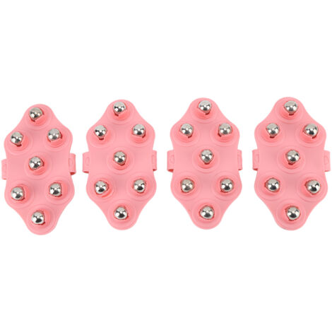 4-teiliges Handflächenmassage-Set mit 7 Magnetkugeln zur Körperpflege
